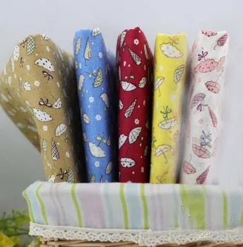 New Arrival! 5 Colors 48x48cm Colorful Umbrella 100% cotton fabric patchwork fabric Bundle quilting tilda fabric for DIY sewing
New Arrival! 5 Colors 48x48cm Colorful Umbrella 100% cotton fabric patchwork fabric Bundle quilting tilda fabric for DIY sewing