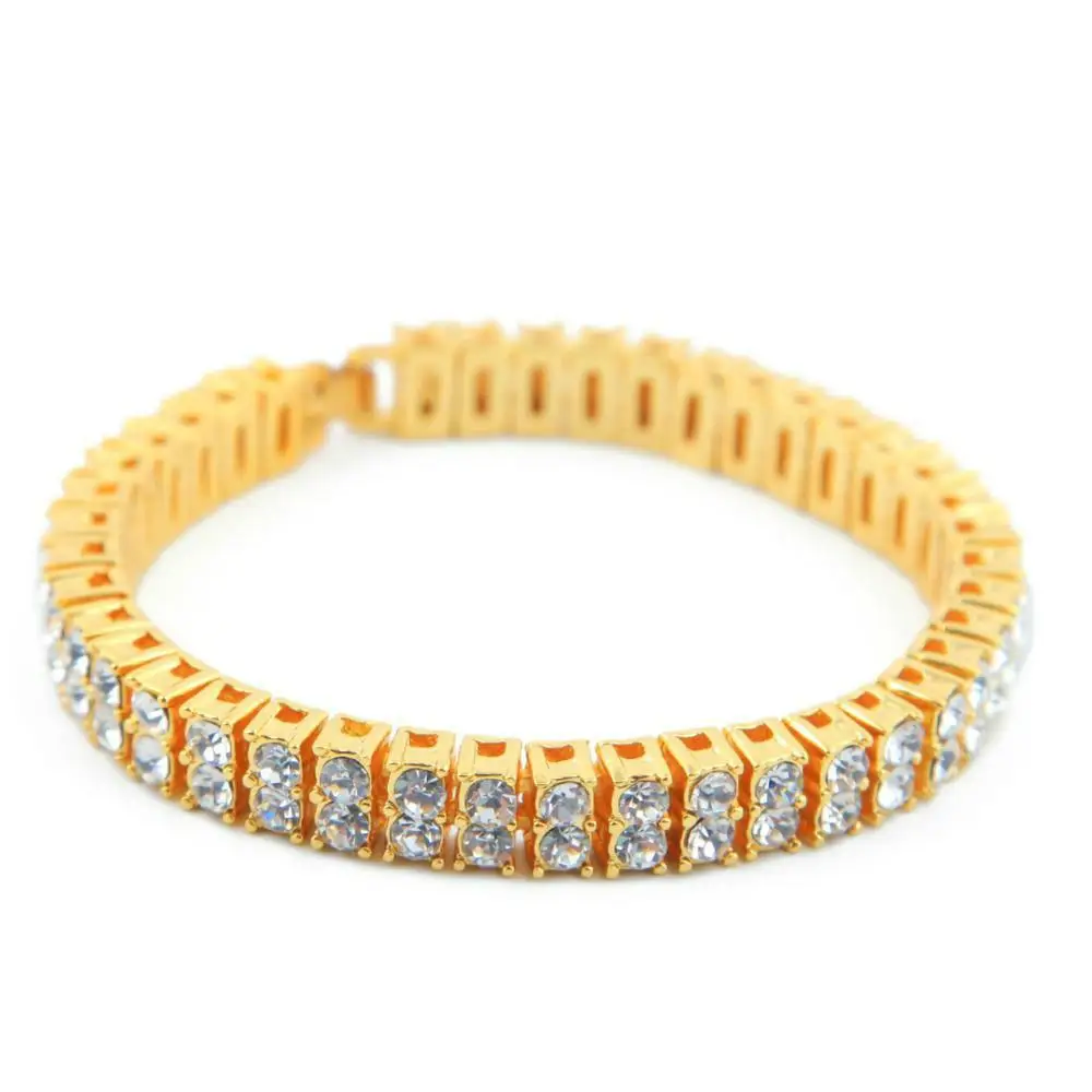 2 Row 8mm Crystal Iced Out Men Lady Punk Bracelet Bling Bling Tennis Chain Hiphop Bracelet 7/8 " Drop Shipping
2 Row 8mm Crystal Iced Out Men Lady Punk Bracelet Bling Bling Tennis Chain Hiphop Bracelet 7/8 " Drop Shipping