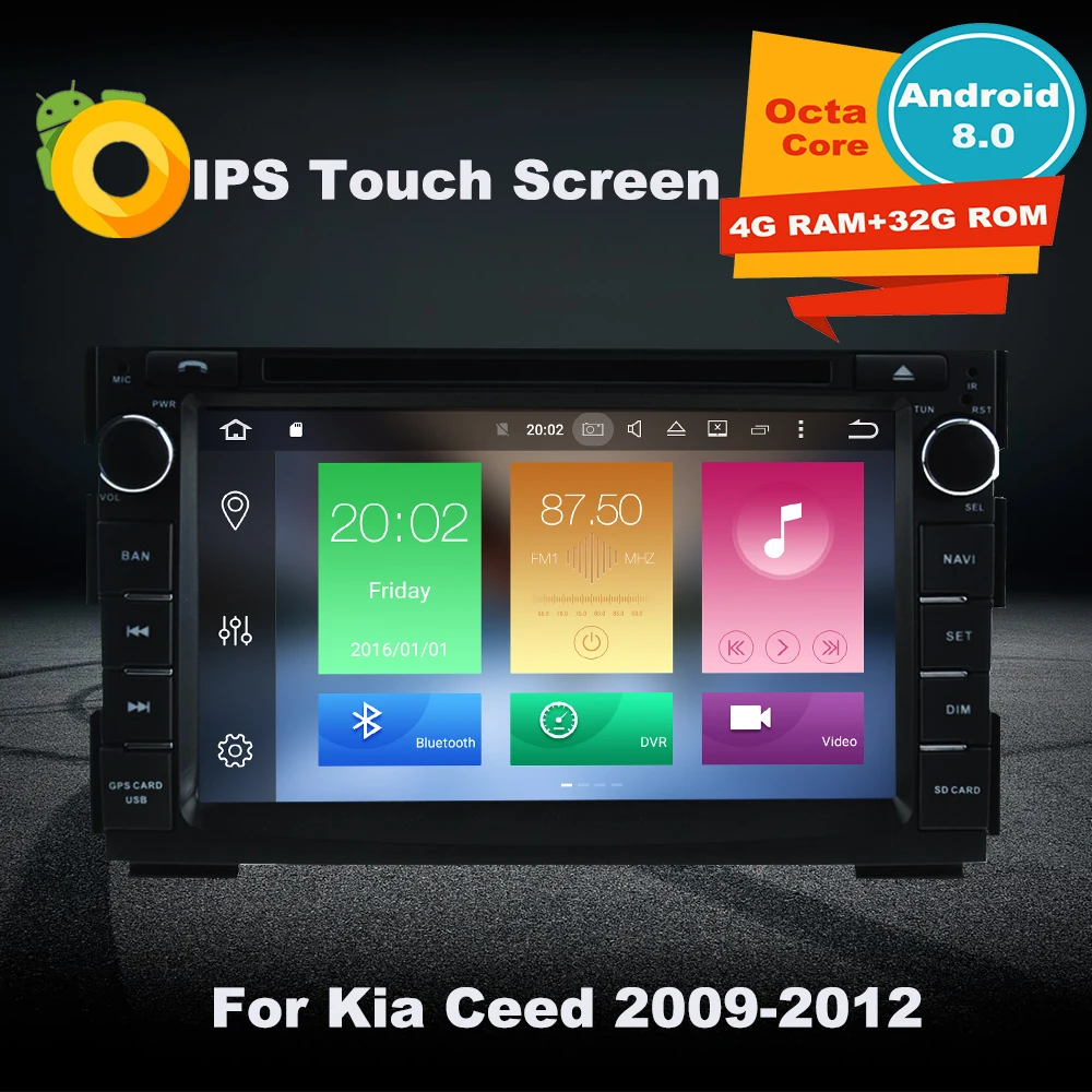 2 Din Octa Core Android 8.0 Car DVD Player GPS Navigation Multimedia For Kia Ceed 2009-2012 VENGA Autoradio Stereo 4G RAM 32GROM
2 Din Octa Core Android 8.0 Car DVD Player GPS Navigation Multimedia For Kia Ceed 2009-2012 VENGA Autoradio Stereo 4G RAM 32GROM