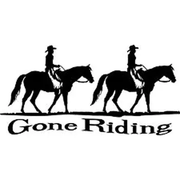 16.1CM*8.2CM Gone Horse Ridding Cowboy Cowgirl Car Sticker And Decals Motorcycle Car Styling Accessories Black/Sliver C8-0141
16.1CM*8.2CM Gone Horse Ridding Cowboy Cowgirl Car Sticker And Decals Motorcycle Car Styling Accessories Black/Sliver C8-0141