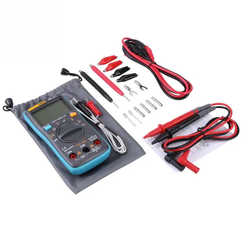 ANENG AN8002 True-RMS Digital Multimeter AC/DC Voltage Ohm Current Meter 6000 Counts Volt Ohm Meter Voltmeter
ANENG AN8002 True-RMS Digital Multimeter AC/DC Voltage Ohm Current Meter 6000 Counts Volt Ohm Meter Voltmeter