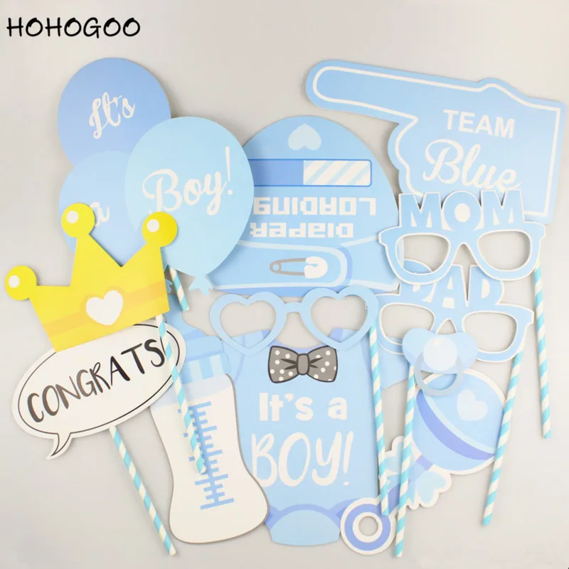 HOHOGOO 12pcs/set Baby Shower Photobooth Props Pink Girl Blue Boy It's A Boy/Girl Decoration Photo Props Birthday Party Supplies
HOHOGOO 12pcs/set Baby Shower Photobooth Props Pink Girl Blue Boy It's A Boy/Girl Decoration Photo Props Birthday Party Supplies