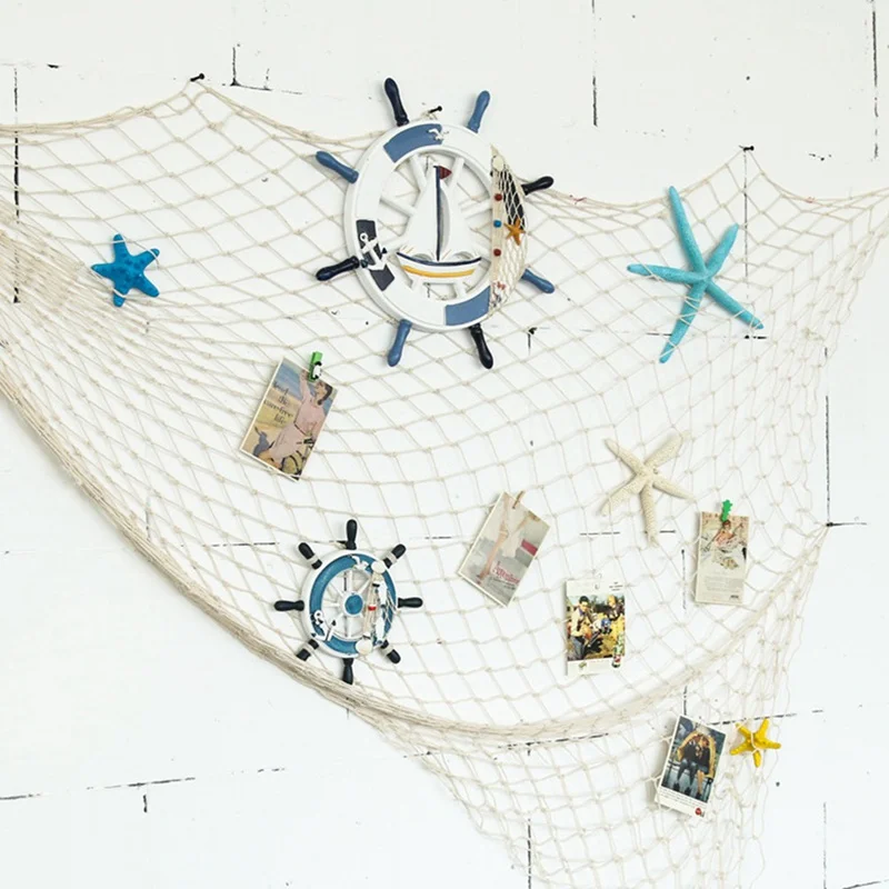 Nautical Decorative Fishing Net Sea Theme Fish Net Decor for Wall Decoration DIY Home Party Sea Shell Home Garden Decoration
Nautical Decorative Fishing Net Sea Theme Fish Net Decor for Wall Decoration DIY Home Party Sea Shell Home Garden Decoration
