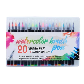 20 Colors Brush pens School art supplies Markers Pens Drawing Painting permanent Coloring Books Manga Calligraphy
20 Colors Brush pens School art supplies Markers Pens Drawing Painting permanent Coloring Books Manga Calligraphy