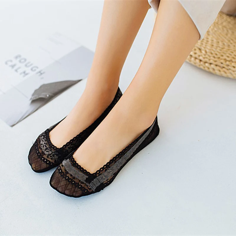 SP&CITY New Design Transparent Boat Socks Women Lace High Heel Invisible Socks Slippers Soft Short Summer Socks Female Slippers
SP&CITY New Design Transparent Boat Socks Women Lace High Heel Invisible Socks Slippers Soft Short Summer Socks Female Slippers