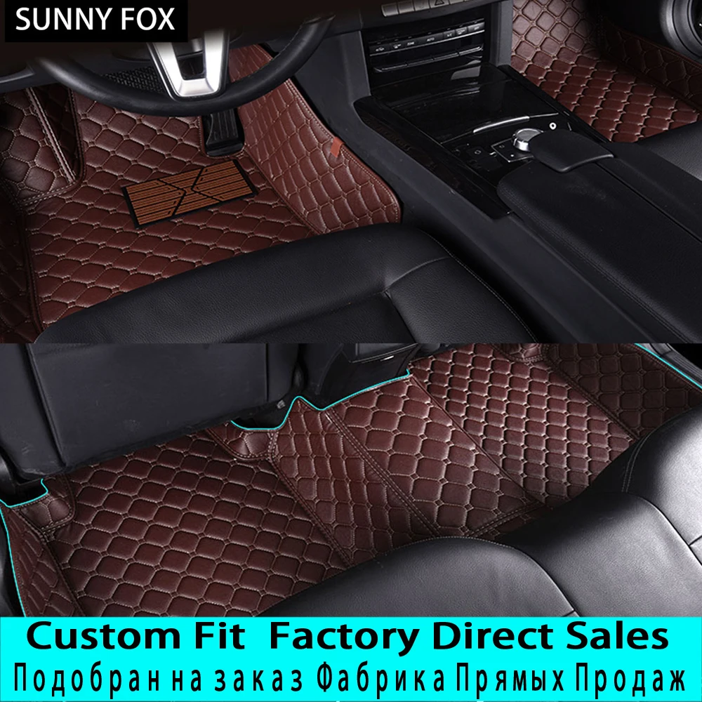 SUNNYFOX car floor mats for Kia Sorento Sportage Optima K5 Forte Cerato K3 Cadenza waterproof leather carpet liners
SUNNYFOX car floor mats for Kia Sorento Sportage Optima K5 Forte Cerato K3 Cadenza waterproof leather carpet liners