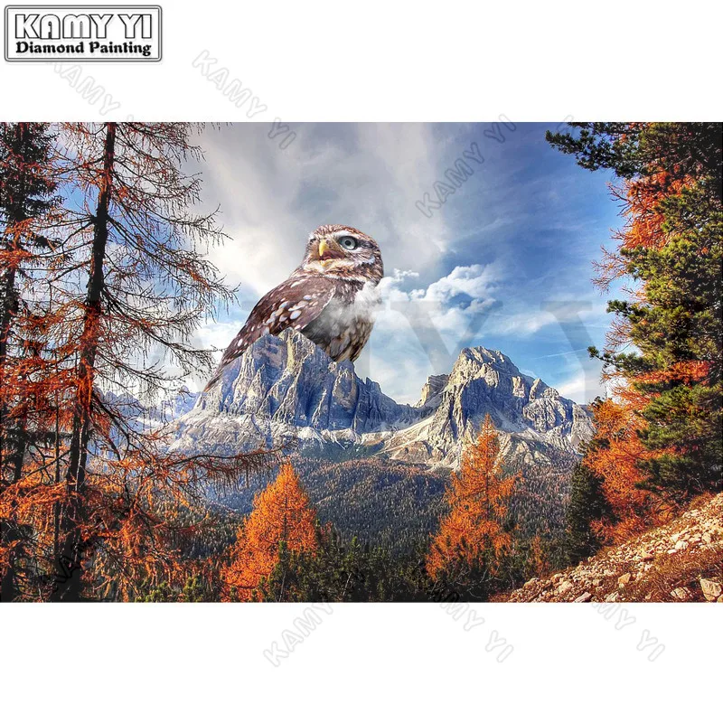 Diamond Embroidery Painting 3D Full Drill Diamond Mosaic Cross Stitch "Owl Mountain" Full Pasted Painting DIY Crafts Decor Home
Diamond Embroidery Painting 3D Full Drill Diamond Mosaic Cross Stitch "Owl Mountain" Full Pasted Painting DIY Crafts Decor Home