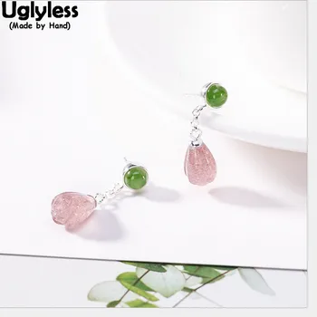 Uglyless Elegant Lady Natural Jasper Earrings Natural Gemstones Fine Jewelry Handmade Magnolia Flower Earrings Strawberry Quartz
Uglyless Elegant Lady Natural Jasper Earrings Natural Gemstones Fine Jewelry Handmade Magnolia Flower Earrings Strawberry Quartz