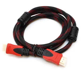 500pcs/lot HDMI Cable 1.4 Version Nylon net 1.5M Gold Plated Plug Male-Male 1080p HD 3D For DVD HDTV Smart TV BOX
500pcs/lot HDMI Cable 1.4 Version Nylon net 1.5M Gold Plated Plug Male-Male 1080p HD 3D For DVD HDTV Smart TV BOX
