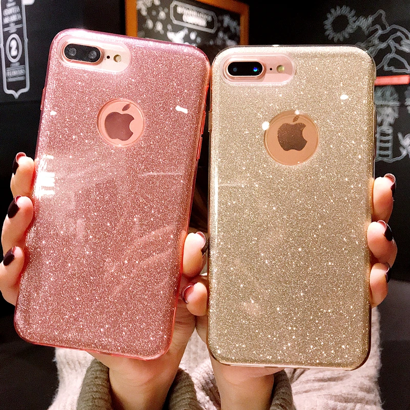 3 Layers Bling Glitter Case for iphone XR XS MAX X 7 8 6 6s Plus Luxury PC+TPU Shiny Glitter Cute TPU Cover
3 Layers Bling Glitter Case for iphone XR XS MAX X 7 8 6 6s Plus Luxury PC+TPU Shiny Glitter Cute TPU Cover