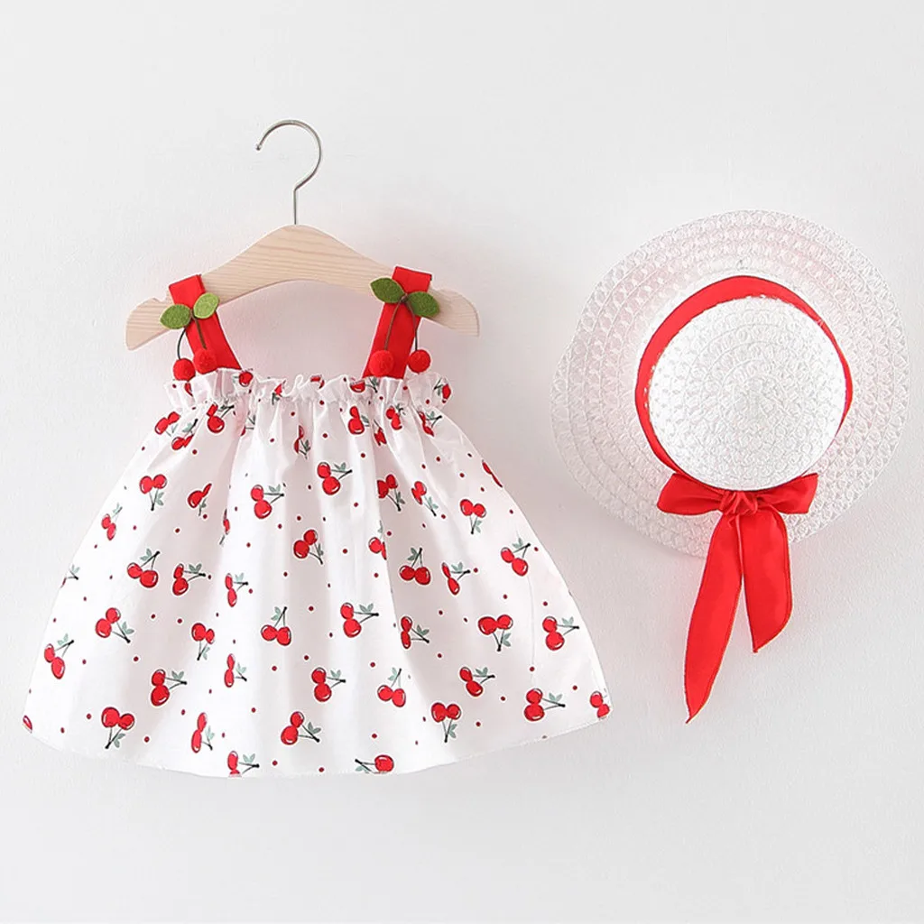 Toddler Baby Kids Girls Strap Cherry Ruched Princess Dress Casual Clothes Hat 7.16
Toddler Baby Kids Girls Strap Cherry Ruched Princess Dress Casual Clothes Hat 7.16