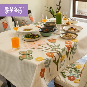 Chinese Traditional Handmade Embroidered Flowers Tablecloth Square Cotton Tablecloth Home Use Tablecloth Embroidered Tablecloth 
Chinese Traditional Handmade Embroidered Flowers Tablecloth Square Cotton Tablecloth Home Use Tablecloth Embroidered Tablecloth