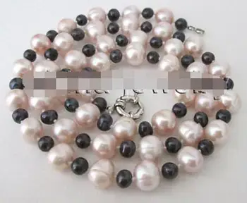 P7807 - 32" 9-10mm natural purple & black freshwater pearl necklace -
P7807 - 32" 9-10mm natural purple & black freshwater pearl necklace -