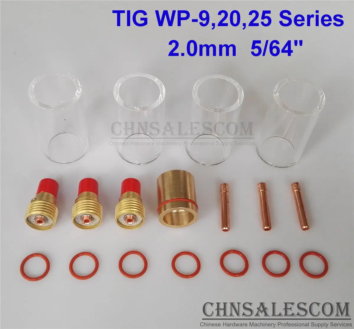 CHNsalescom 18 pcs TIG Welding Gas Len 12# 42mm Pyrex Glass Cup Kit WP-9/20/25 2.0mm 5/64"
CHNsalescom 18 pcs TIG Welding Gas Len 12# 42mm Pyrex Glass Cup Kit WP-9/20/25 2.0mm 5/64"