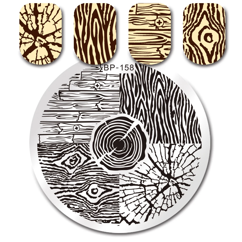 Nail Art Stamping Plate Tree Ring Design Round Stamp Template Manicure Nail Art Image Plate BORN PRETTY BP-158
Nail Art Stamping Plate Tree Ring Design Round Stamp Template Manicure Nail Art Image Plate BORN PRETTY BP-158