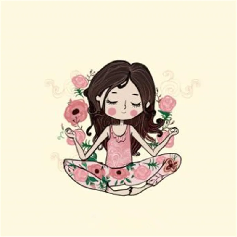 Street Icon Women Men Clothes 130mm Flower Girl YOGA Iron on transfer Printing Patches for clothing T-shirt Patch Diy Stickers
Street Icon Women Men Clothes 130mm Flower Girl YOGA Iron on transfer Printing Patches for clothing T-shirt Patch Diy Stickers