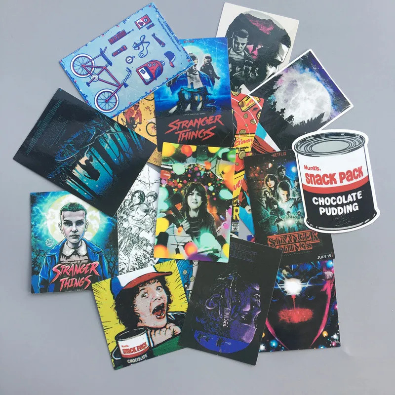 18Pcs/Set Stranger Things Luggage Funny Sticker Decal For Car Laptop Bicycle Motorcycle Notebook Waterproof Stickers
18Pcs/Set Stranger Things Luggage Funny Sticker Decal For Car Laptop Bicycle Motorcycle Notebook Waterproof Stickers