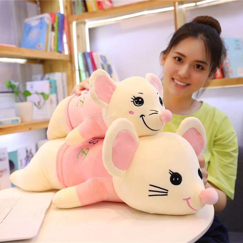 60/80CM Giant Pink Lying Mouse Stuffed Soft Pillow Baby Lovely High Quality Sleeping Mouse Animal Plush Toy Children Kid Gifts
60/80CM Giant Pink Lying Mouse Stuffed Soft Pillow Baby Lovely High Quality Sleeping Mouse Animal Plush Toy Children Kid Gifts