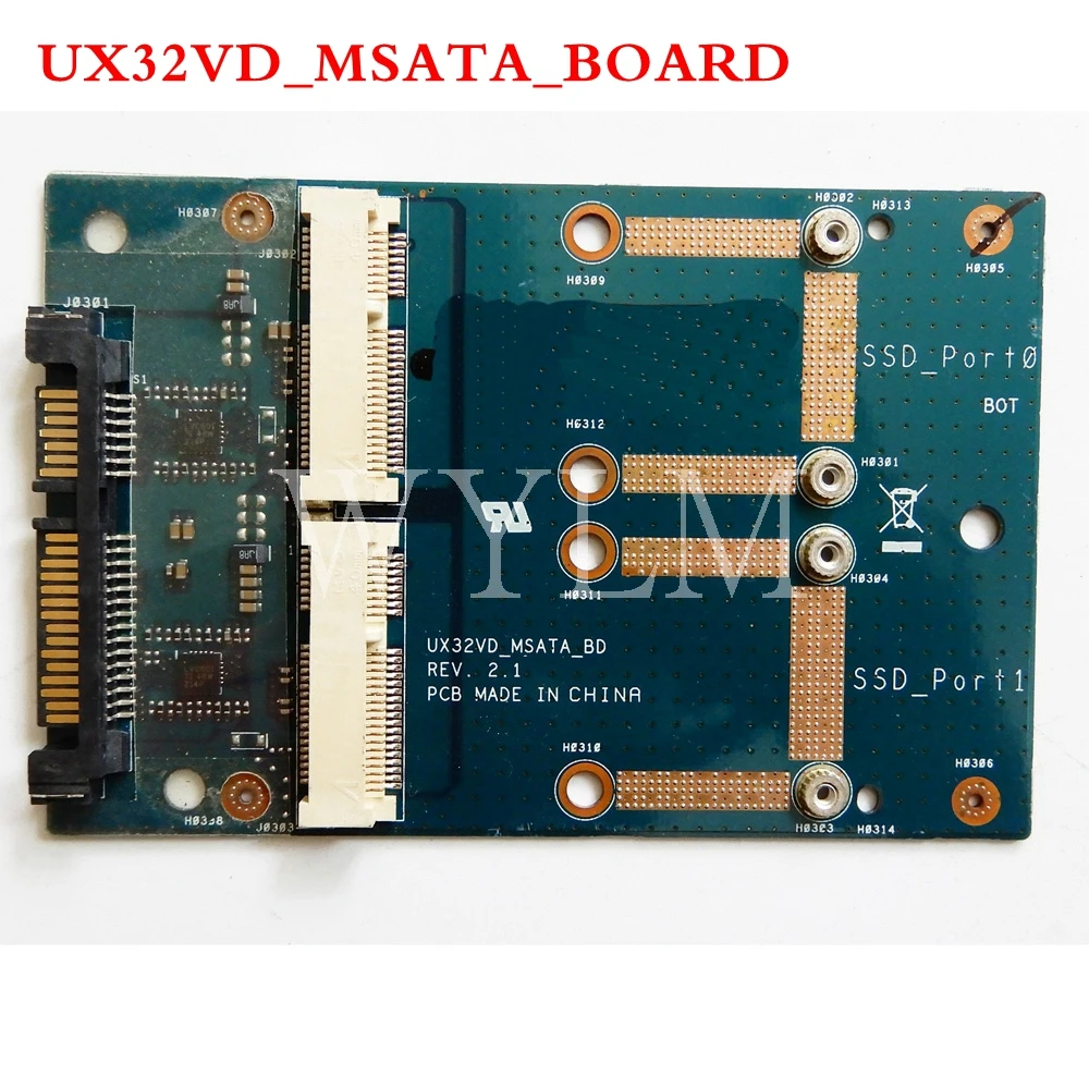 UX32VD_MSATA_BOARD REV2.1 for ASUS UX32 UX32V UX32VD UX32A laptop motherboard SATA TO mSATA SSD Hard Drive board Free Shipping
UX32VD_MSATA_BOARD REV2.1 for ASUS UX32 UX32V UX32VD UX32A laptop motherboard SATA TO mSATA SSD Hard Drive board Free Shipping