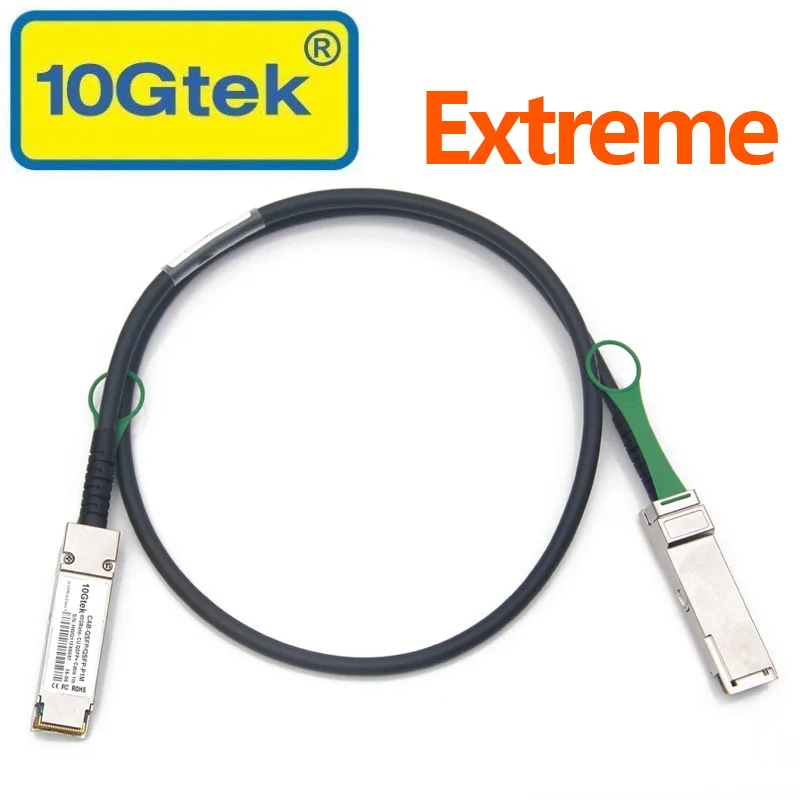QSFP Cable Extreme 10312 40GB QSFP+ QDR Direct-Attach Copper Cable 40G Passive Direct Attach Copper Cable 1M
QSFP Cable Extreme 10312 40GB QSFP+ QDR Direct-Attach Copper Cable 40G Passive Direct Attach Copper Cable 1M