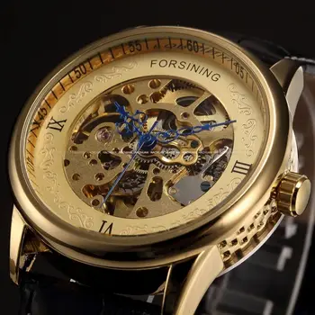 FORSINING Luxury Brand Men Skeleton Automatic Mechanical Military Watches Genuine Leather Wristwatch NEW
FORSINING Luxury Brand Men Skeleton Automatic Mechanical Military Watches Genuine Leather Wristwatch NEW