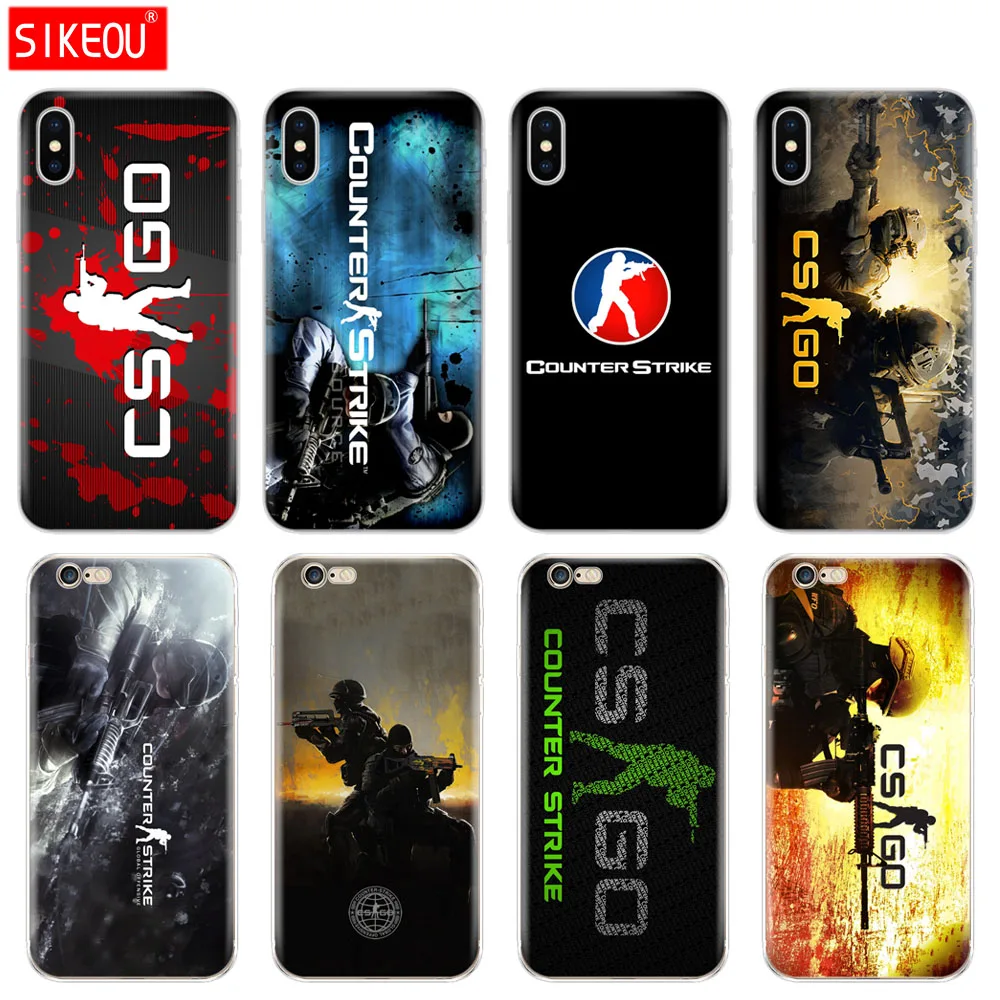 Silicone Cover Phone Case For Iphone 6 X 8 7 6s 5 5s SE Plus 10 XR XS Max Case Counter Strike cs go
Silicone Cover Phone Case For Iphone 6 X 8 7 6s 5 5s SE Plus 10 XR XS Max Case Counter Strike cs go
