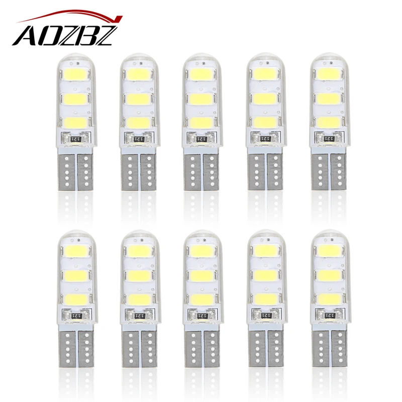 10pcs T10 W5W 168 194 3W Width Light Reading Lights License Plate Lamp Side Marker Bulbs 5730SMD 6500K
10pcs T10 W5W 168 194 3W Width Light Reading Lights License Plate Lamp Side Marker Bulbs 5730SMD 6500K