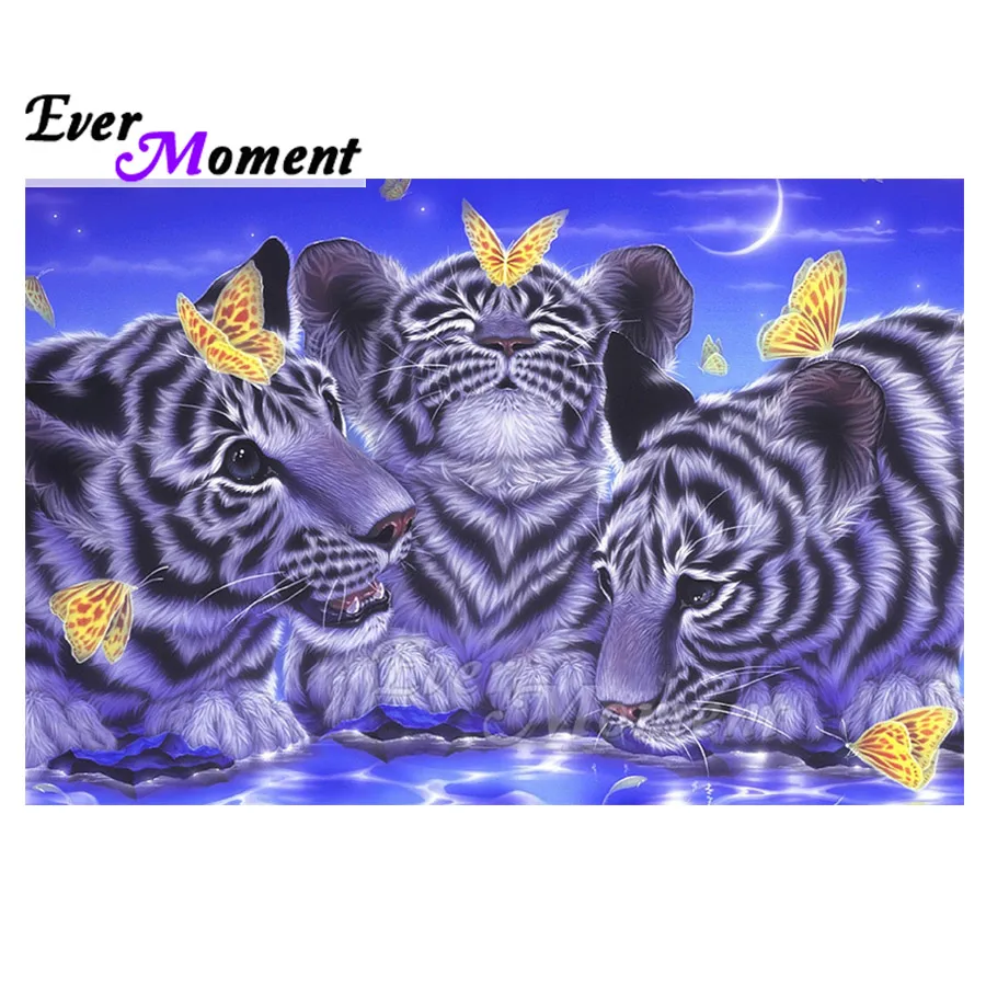 Ever Moment Diamond Painting 5D DIY White Tigers Butterfly Moon Cross Stitch Home Diamond Embroidery Mosaic Full Bead 3F1877
Ever Moment Diamond Painting 5D DIY White Tigers Butterfly Moon Cross Stitch Home Diamond Embroidery Mosaic Full Bead 3F1877