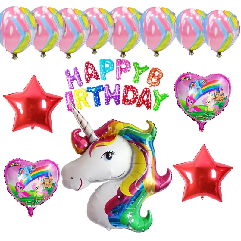 26pcs/set rainbow unicorn helium foil balloons agate latex ballons cartoon pony horse birthday party supplies baby shower globos
26pcs/set rainbow unicorn helium foil balloons agate latex ballons cartoon pony horse birthday party supplies baby shower globos