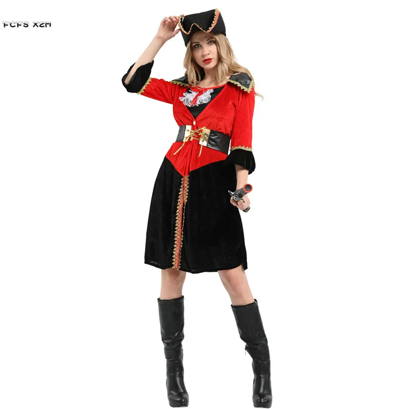 Red Female Warrior Officer Cosplay Woman Halloween Pirate Costumes Carnival Purim Masquerade Nightclub Bar Role Play Party Dress
Red Female Warrior Officer Cosplay Woman Halloween Pirate Costumes Carnival Purim Masquerade Nightclub Bar Role Play Party Dress