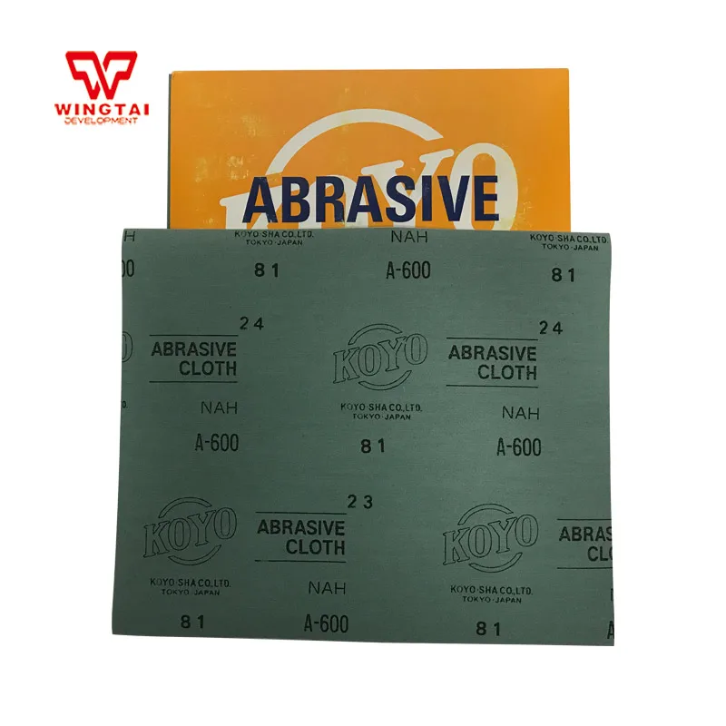 50 pcs / lot Japan Guangyang KOYO Polishing Cloth 600 Grit Abrasive Cloth For Furniture Industry
50 pcs / lot Japan Guangyang KOYO Polishing Cloth 600 Grit Abrasive Cloth For Furniture Industry