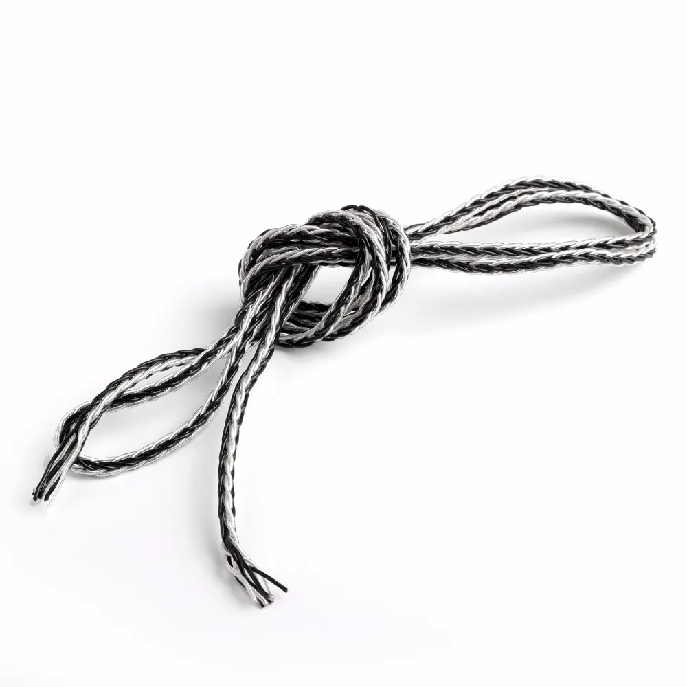 Areyourshop 1M/5M/10M 8 Core Copper Plated Silver Hifi Upgrade Wire For Headphone DIY Black Silver for Sennheiser or so on
Areyourshop 1M/5M/10M 8 Core Copper Plated Silver Hifi Upgrade Wire For Headphone DIY Black Silver for Sennheiser or so on