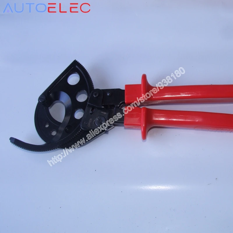

HS-765 Ratcheting ratchet cable cutter 400mm2 Max Germany design Wire Cutter Plier, Hand Tool, not for cutting steel wire
