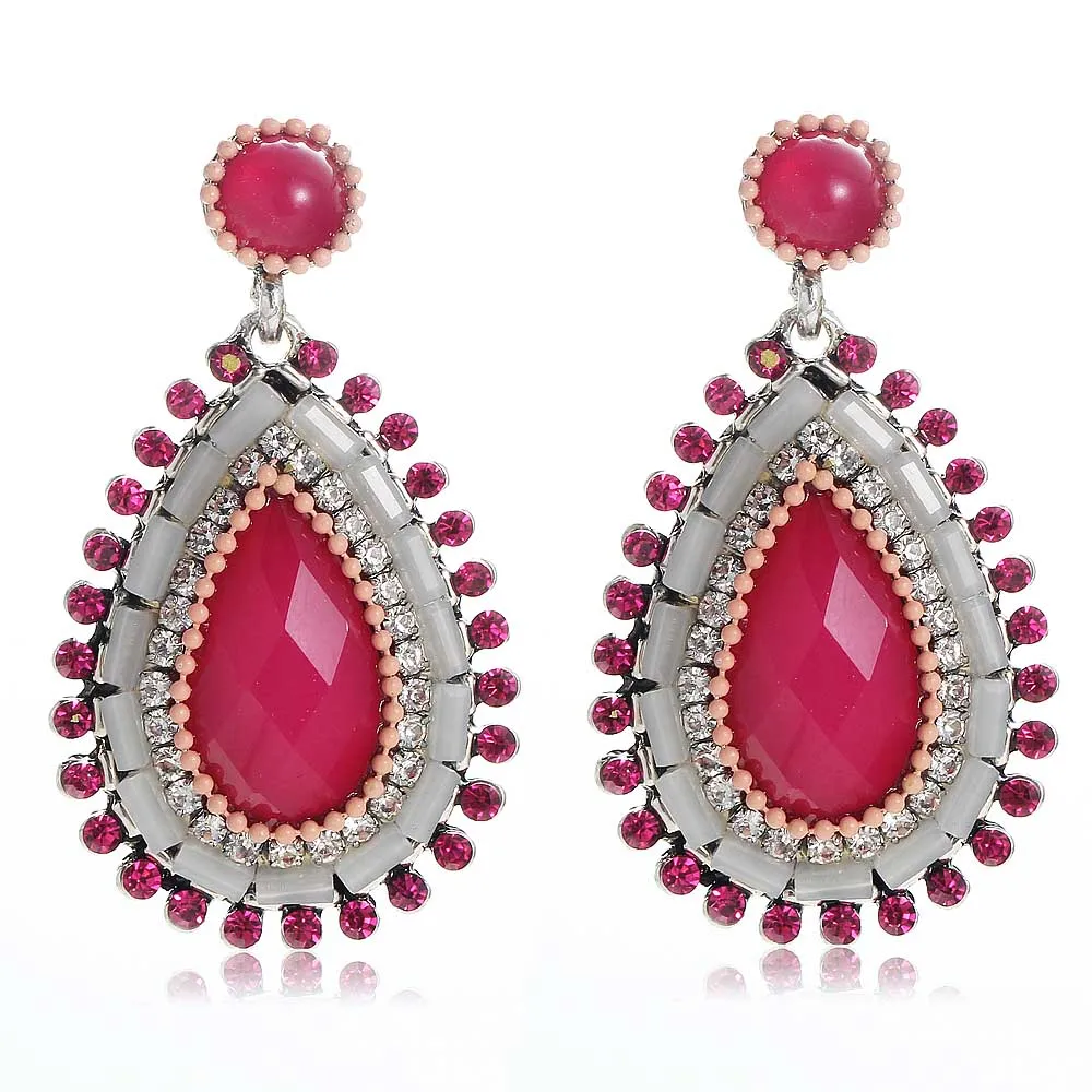 YaYi Red Glass White Rhinestone Beads Dangle Earring Women's Fashion Ancient Gold Gem Earrings For Women E853
YaYi Red Glass White Rhinestone Beads Dangle Earring Women's Fashion Ancient Gold Gem Earrings For Women E853