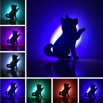 Amroe Cute Sit Down Dog Doggy With Remote 3D 7 Color Change Shadow Projection Wall Lamps Child Sleeping Bedroom Porch Kids Gifts
Amroe Cute Sit Down Dog Doggy With Remote 3D 7 Color Change Shadow Projection Wall Lamps Child Sleeping Bedroom Porch Kids Gifts