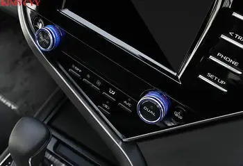 BJMYCYY Car styling Automobile air conditioner adjustment knob decoration ring For Toyota Camry 2018
BJMYCYY Car styling Automobile air conditioner adjustment knob decoration ring For Toyota Camry 2018