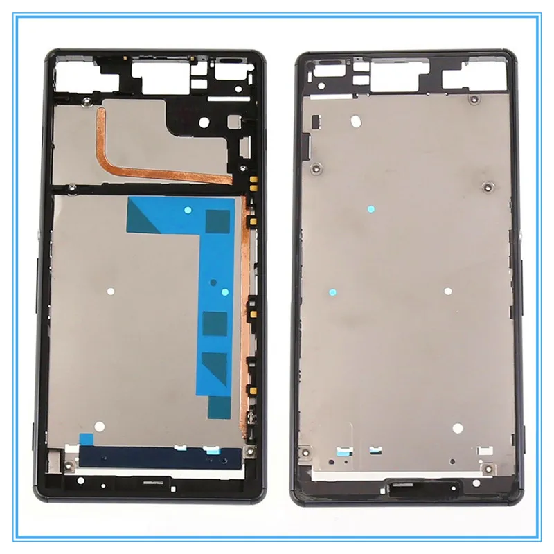 Фото Две SIM-карты средняя рамка ЖК-панель крышка корпус чехол для Sony Xperia Z3 D6633 с Micro