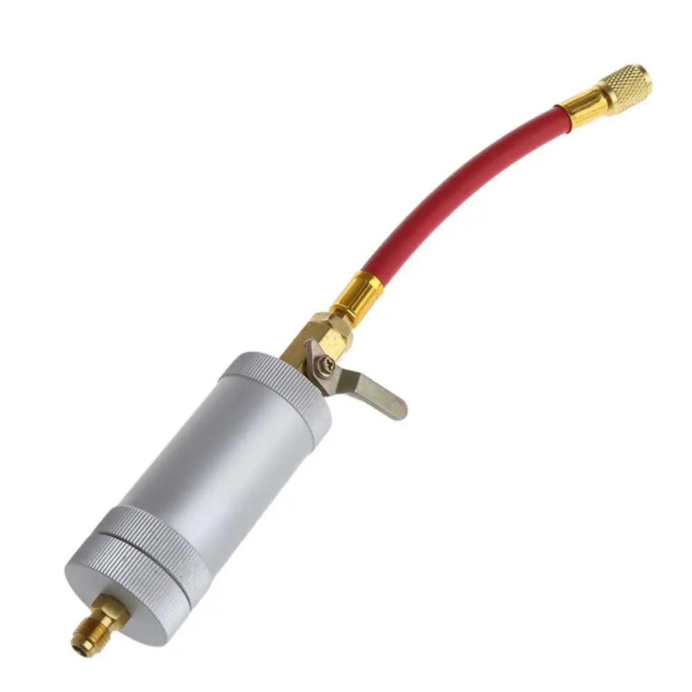 Universal R134A R12 R22 Air Conditioning Car Oil Injection Dye Injection Tool 2 Oz 1/4 "Pure Liquid Oil Coolant Filler Tube
Universal R134A R12 R22 Air Conditioning Car Oil Injection Dye Injection Tool 2 Oz 1/4 "Pure Liquid Oil Coolant Filler Tube