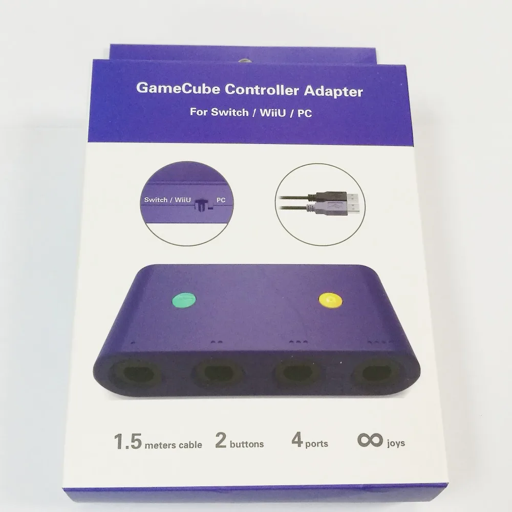 HOT 4 Ports For Game Cube GC Controllers USB Adapter Converter for Nintendo Wi i U PC N GC for PC Game Accessory
HOT 4 Ports For Game Cube GC Controllers USB Adapter Converter for Nintendo Wi i U PC N GC for PC Game Accessory