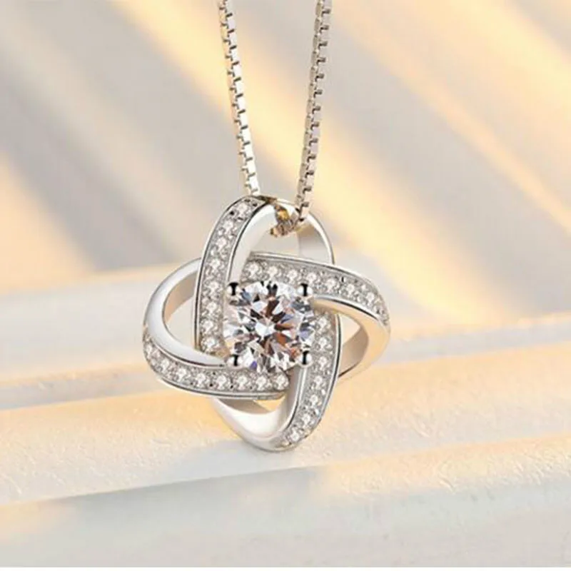 925 Sterling Silver Necklace For Women Forever Heart Aaa Zircon Mosaic Pendants Necklaces Jewelry Gift Drop Shipping
925 Sterling Silver Necklace For Women Forever Heart Aaa Zircon Mosaic Pendants Necklaces Jewelry Gift Drop Shipping