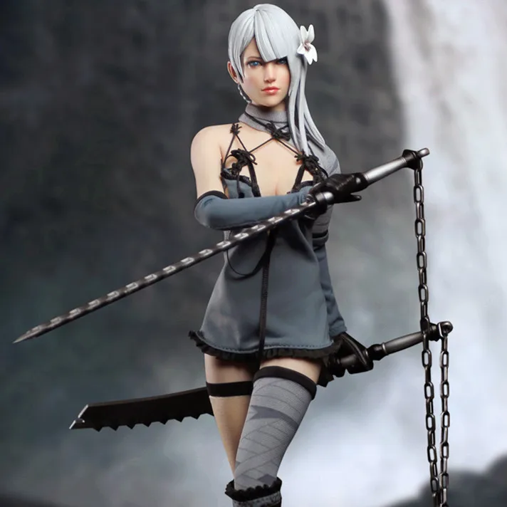 Super Duck SET032 1/6 Nil Mechanical Era Cosplay Ulha AUTOMATA 2B Clothes Set for 12inch Phicen Verycool Action Figure DIY
Super Duck SET032 1/6 Nil Mechanical Era Cosplay Ulha AUTOMATA 2B Clothes Set for 12inch Phicen Verycool Action Figure DIY