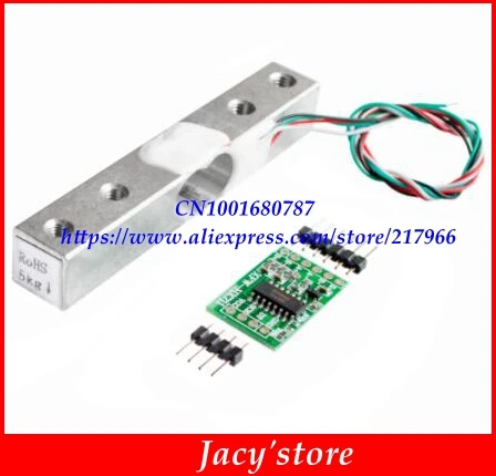 Digital Load Cell Weight Sensor 1KG 2KG 3KG 5KG 10KG 20KG Portable Electronic Kitchen Scale + HX711 Module
Digital Load Cell Weight Sensor 1KG 2KG 3KG 5KG 10KG 20KG Portable Electronic Kitchen Scale + HX711 Module