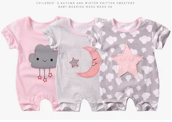 DHL 50pcs Summer Baby clothes newborn baby rompers Short sleeve Baby Boy Girl clothes cotton baby Jumpsuit
DHL 50pcs Summer Baby clothes newborn baby rompers Short sleeve Baby Boy Girl clothes cotton baby Jumpsuit