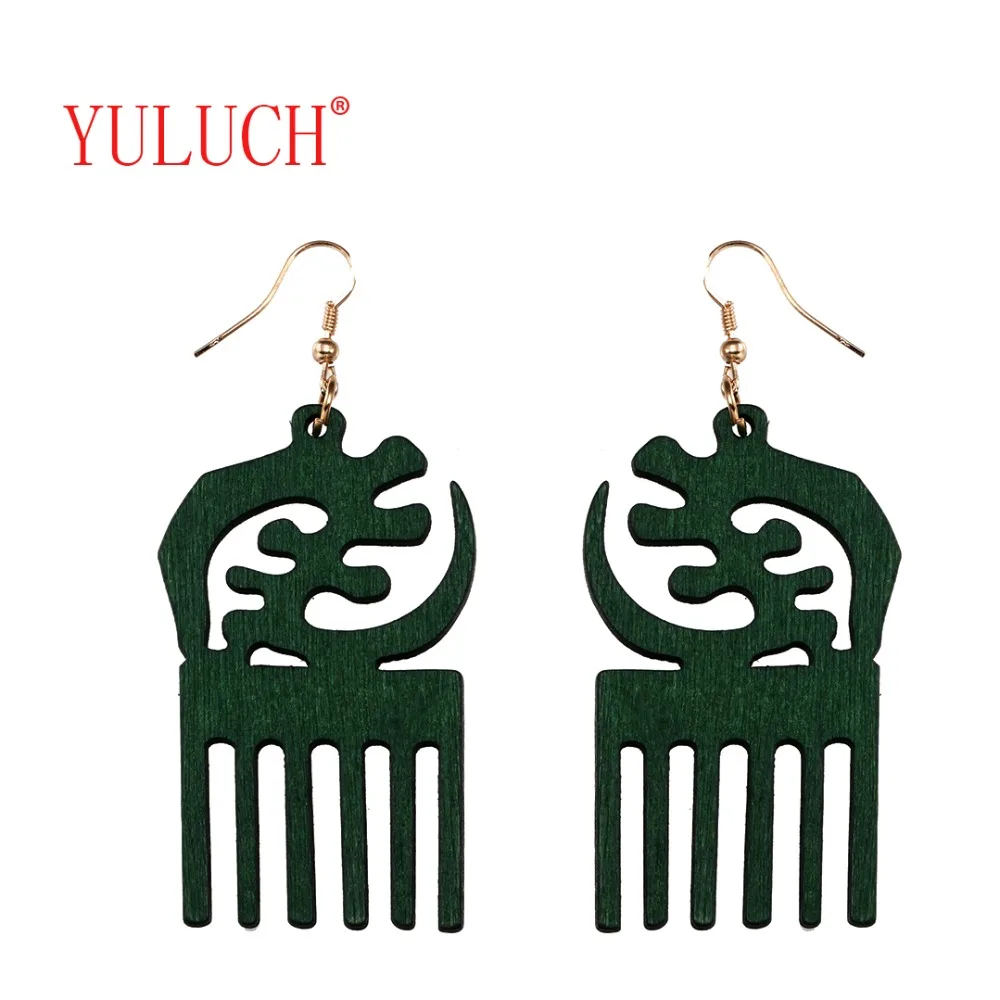 YULUCH Personality Wood Pendant Hollow Earrings For Women Special Comb Shape Pendant Jewelry For Girls Holiday Accessories D009
YULUCH Personality Wood Pendant Hollow Earrings For Women Special Comb Shape Pendant Jewelry For Girls Holiday Accessories D009