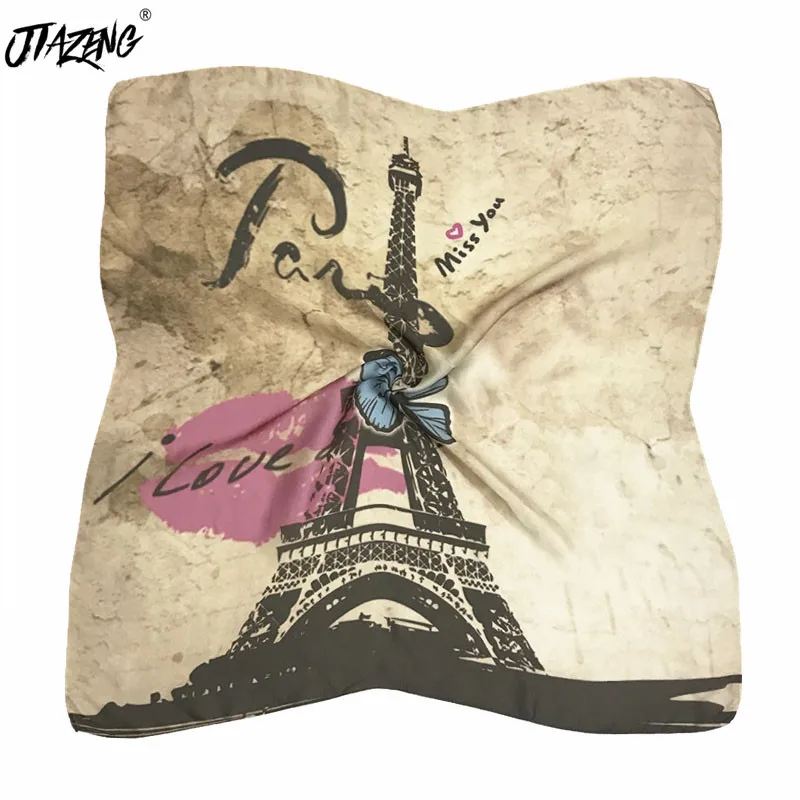 Korea Fashion Iron Tower High Quality Silk Scarf Head New Print Women Scarf 2019 Accessories 70*70cm Square summer scarf hot
Korea Fashion Iron Tower High Quality Silk Scarf Head New Print Women Scarf 2019 Accessories 70*70cm Square summer scarf hot