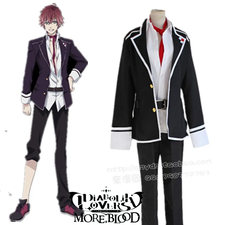 Sakamaki Ayato cosplay costumes Japanese anime Diabolik Lovers clothing(Blazer+pants+Lead rope+belt)
Sakamaki Ayato cosplay costumes Japanese anime Diabolik Lovers clothing(Blazer+pants+Lead rope+belt)