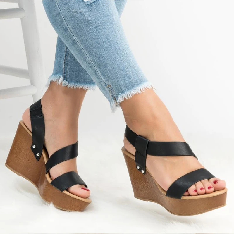 WENYUJH 2019 Wedges Shoes For Women High Heels Sandals Summer Female Shoes Flop Comfort Chaussures Femme Platform Sandal
WENYUJH 2019 Wedges Shoes For Women High Heels Sandals Summer Female Shoes Flop Comfort Chaussures Femme Platform Sandal