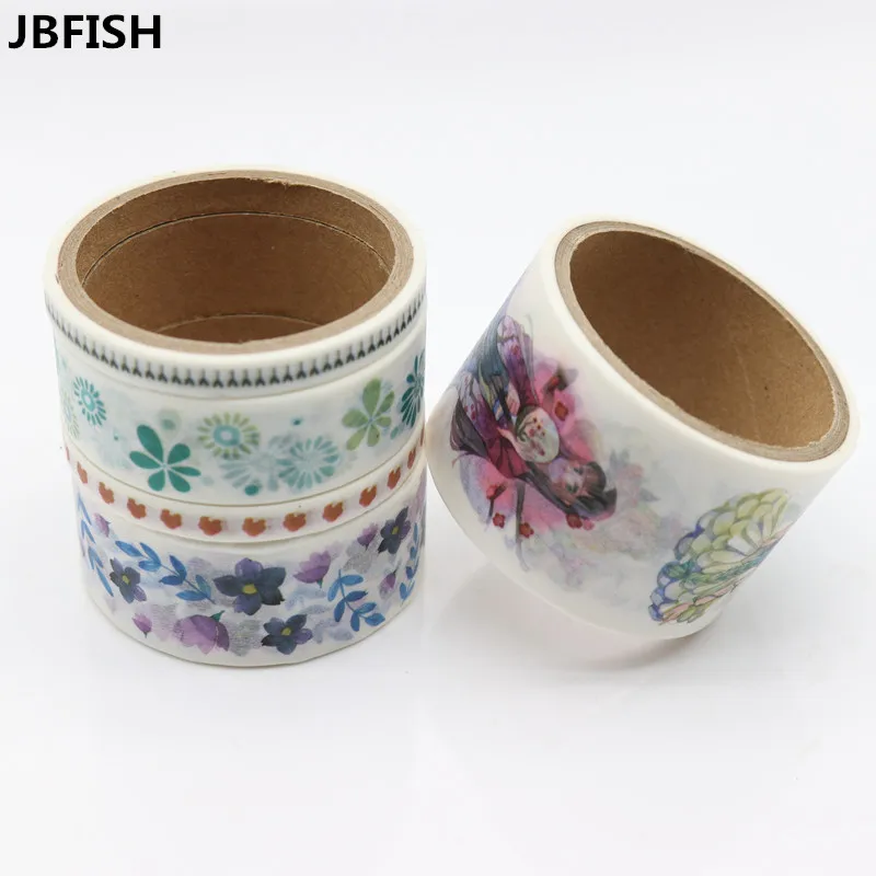 JBFISH Cute Kawaii Flower Leaf Washi Tape Colorful Adhesive Tape For Home Decoration Scrapbooking Material 7012
JBFISH Cute Kawaii Flower Leaf Washi Tape Colorful Adhesive Tape For Home Decoration Scrapbooking Material 7012