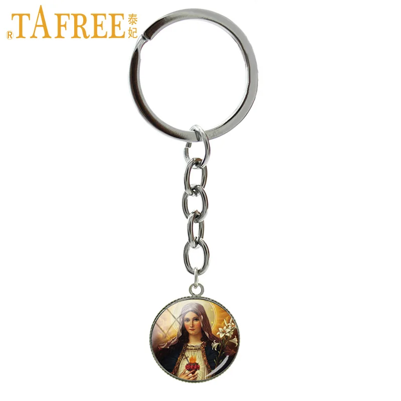 TAFREE Sacred Heart Of Jesus Keychain Fashion Religious Culture Keychain Ring Mother's Day Gift Party Car Key Ring Jewelry NS489
TAFREE Sacred Heart Of Jesus Keychain Fashion Religious Culture Keychain Ring Mother's Day Gift Party Car Key Ring Jewelry NS489