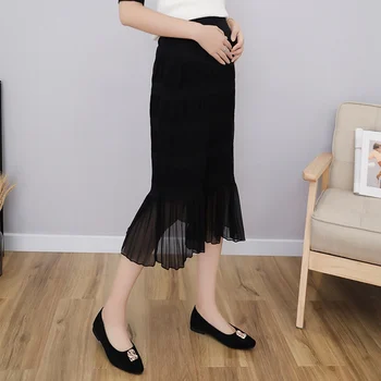 Maternity wear spring and summer 2019 new fashion stomach lift skirt tide mother wearing bottoming chiffon pleated skirt
Maternity wear spring and summer 2019 new fashion stomach lift skirt tide mother wearing bottoming chiffon pleated skirt
